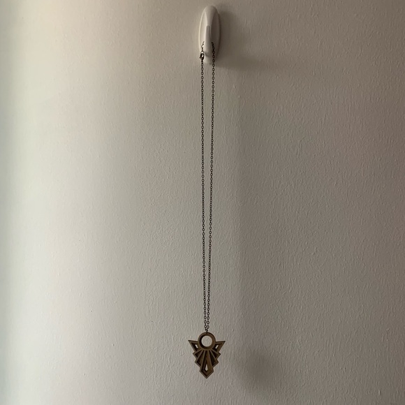 Hand-made Laser Cut Wood Necklace - Picture 2 of 2